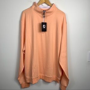 Men’s footjoy gathered waist 1/2 zip golf pullover